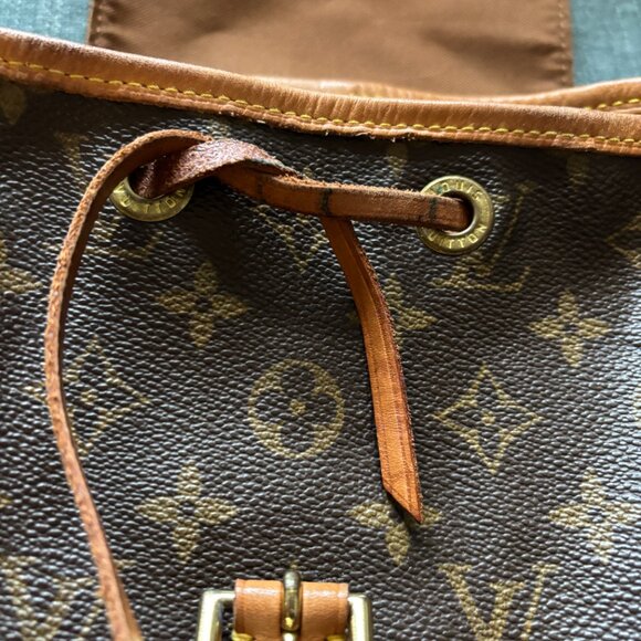 Authentic Louis Vuitton Monogram Backpack Montsouris - Picture 11 of 16